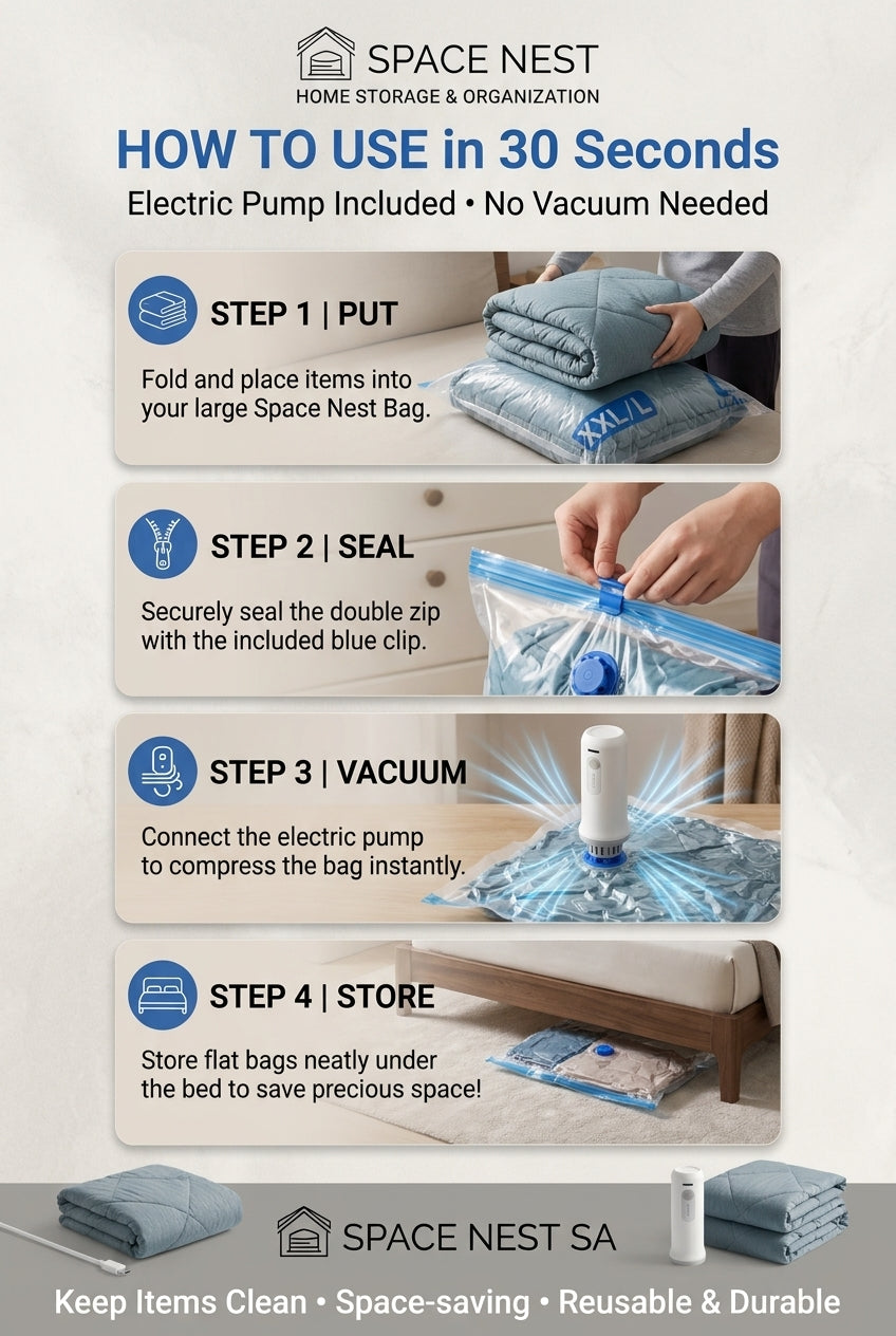 SpaceNest Vacuum Storage Set